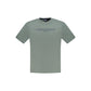 Green Cotton Men T-Shirt