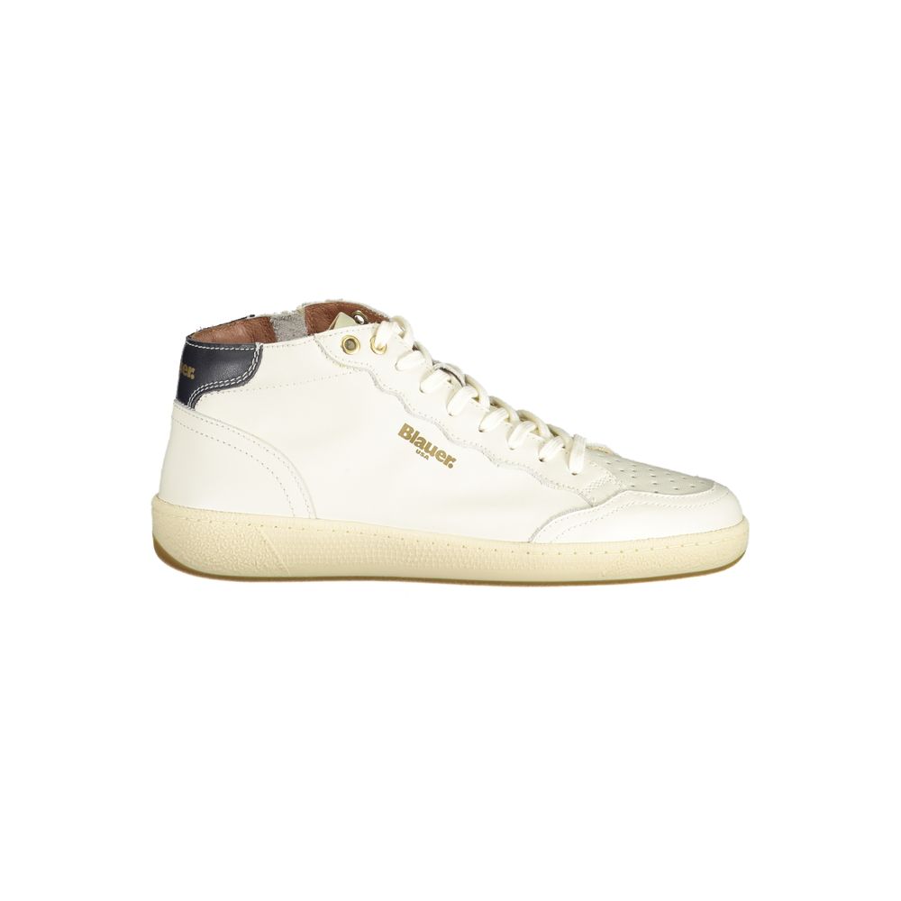 White Leather Men Sneaker