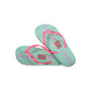 Light Blue Plastic Women Sandal