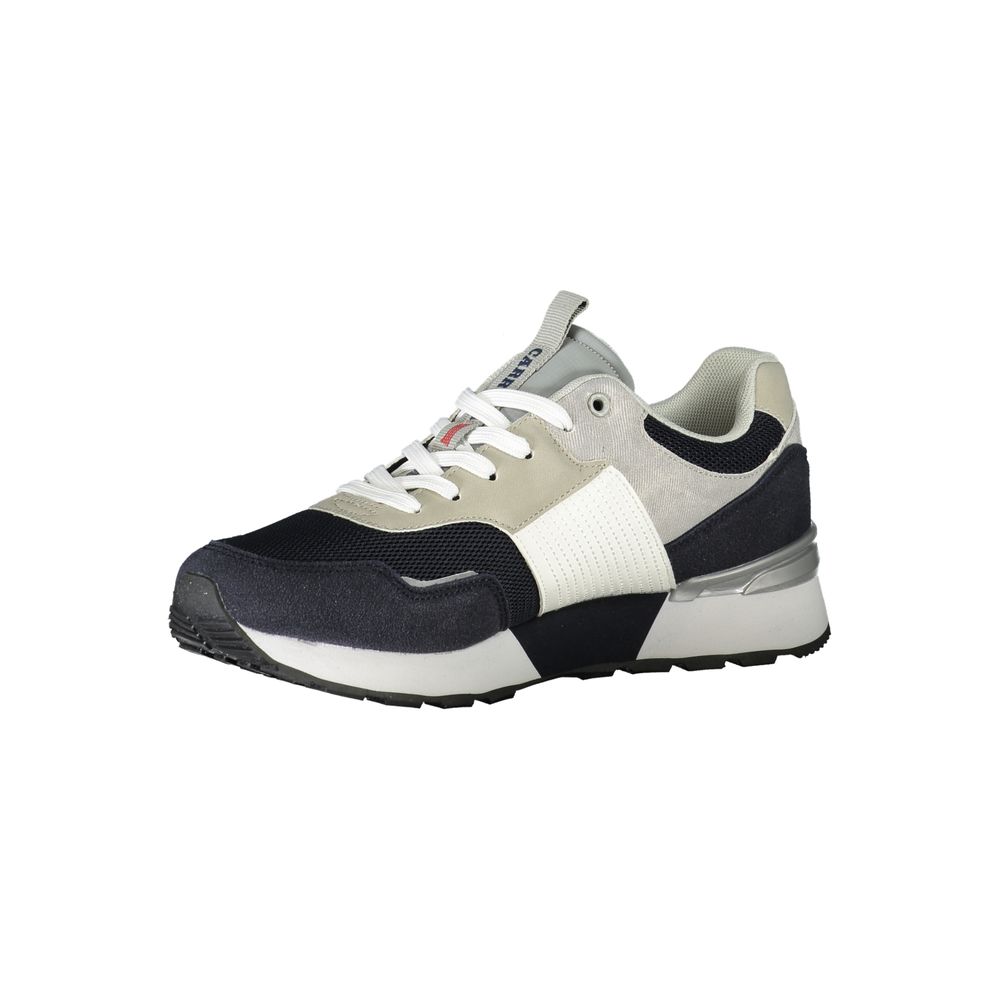 Blauer Polyester-Sneaker