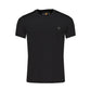 Black Cotton Men T-Shirt