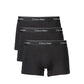 Black Cotton Men Boxer Short Trio