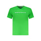 Green Cotton Men T-Shirt