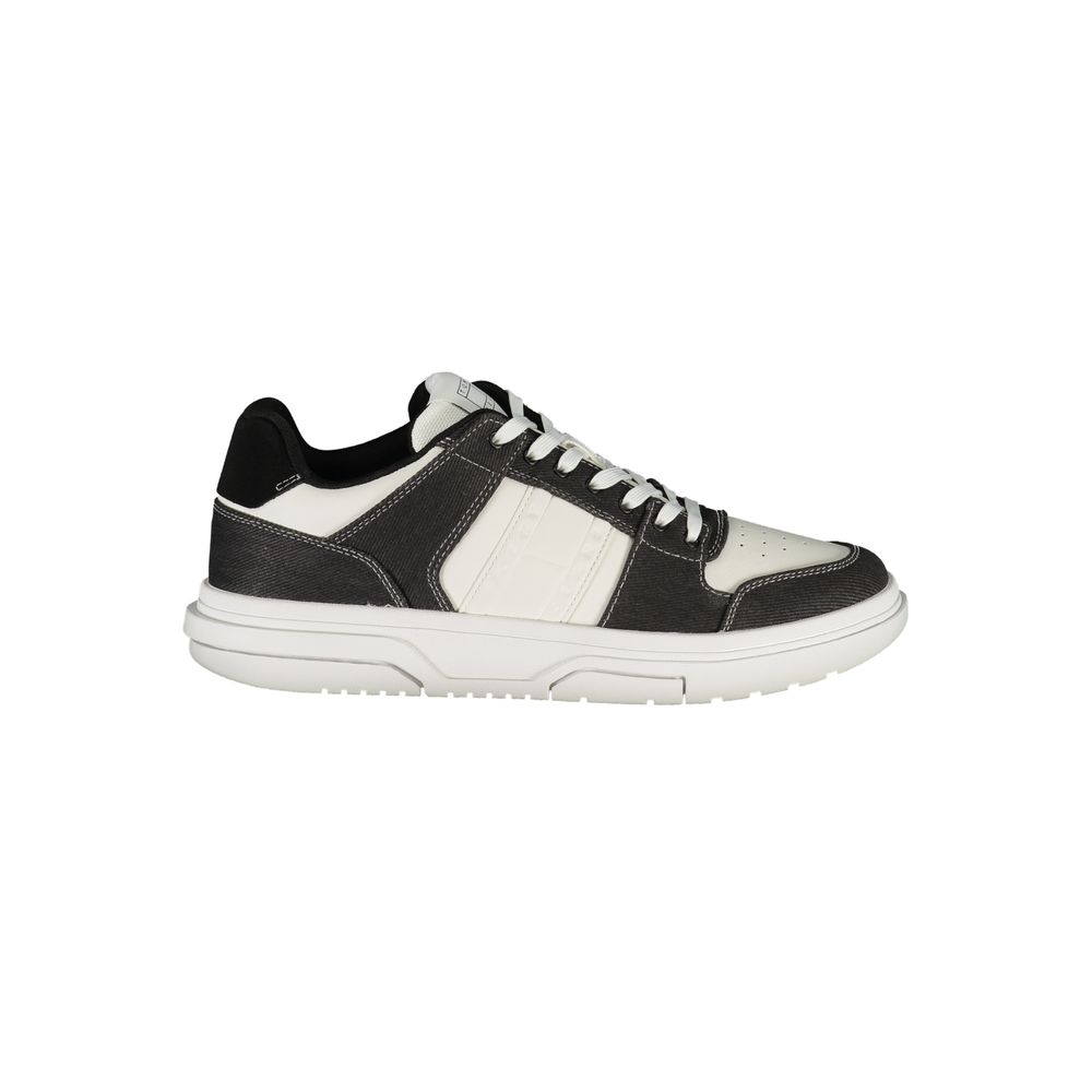 Schwarzer Polyester-Sneaker