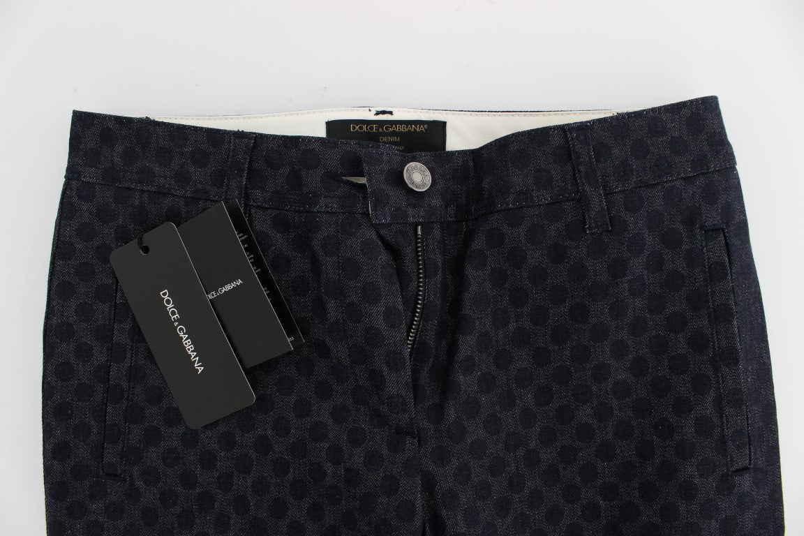 Schicke Caprijeans mit Punkten