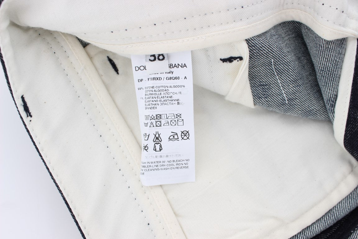 Schicke Caprijeans mit Punkten