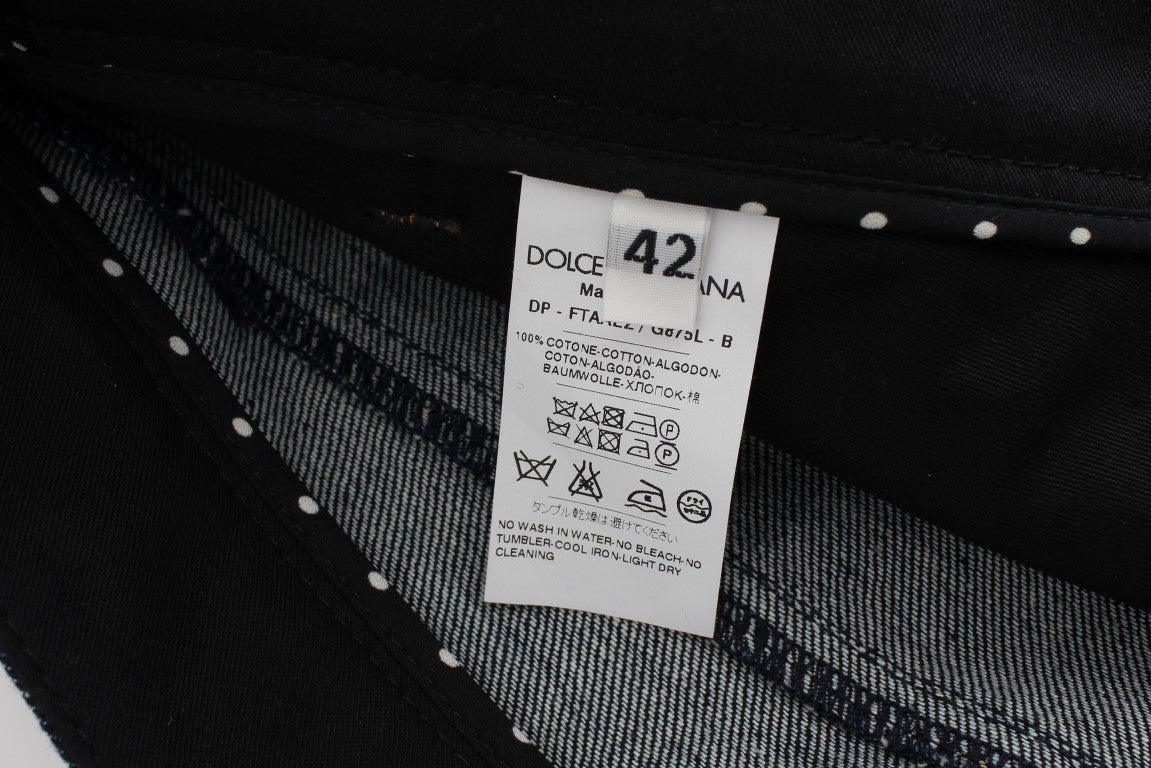 Bestickte Caprijeans für elegantes Styling