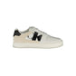 White Polyester Sneaker