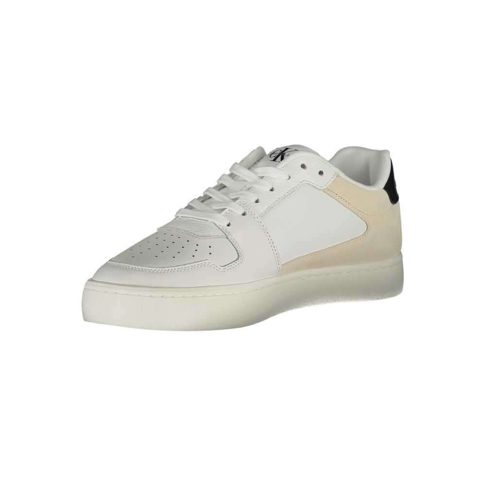 Sneaker in poliestere bianco