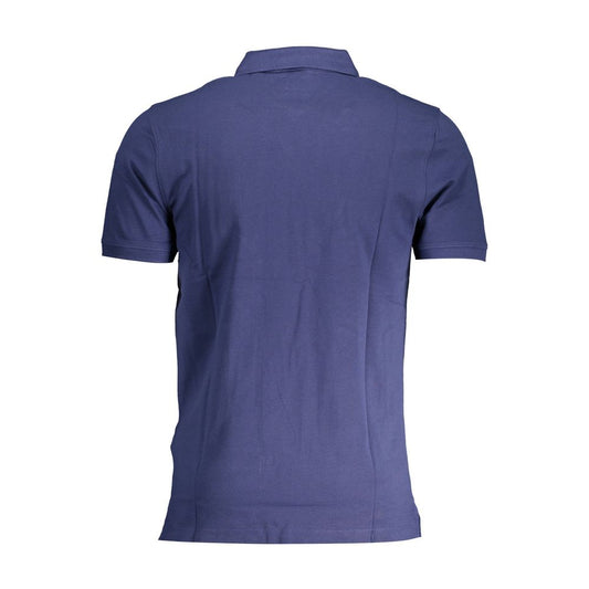 Polo da uomo in cotone blu