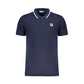 Polo in cotone blu