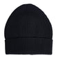 Dolce & Gabbana Black Cashmere Knitted Winter Beanie Hat