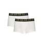 White Cotton Men Boxer Pair