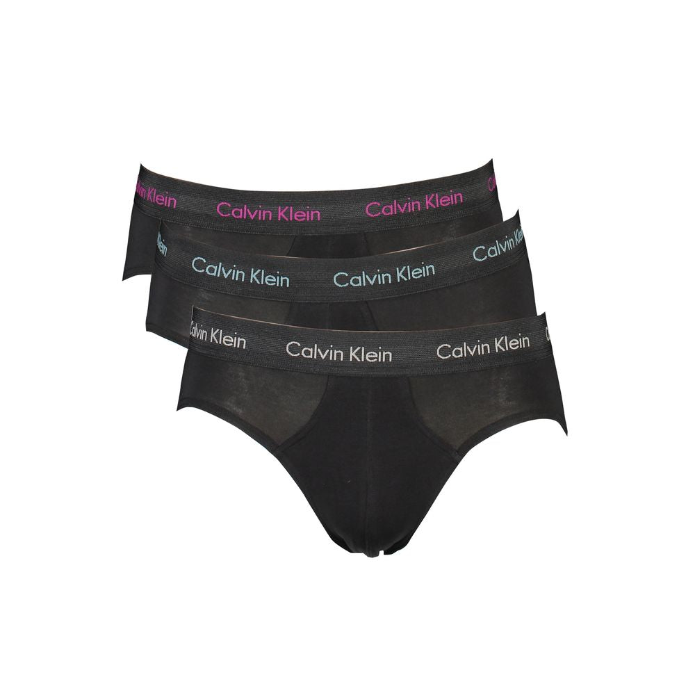 Sleek Tri-Pack Men's Briefs with Contrast Details