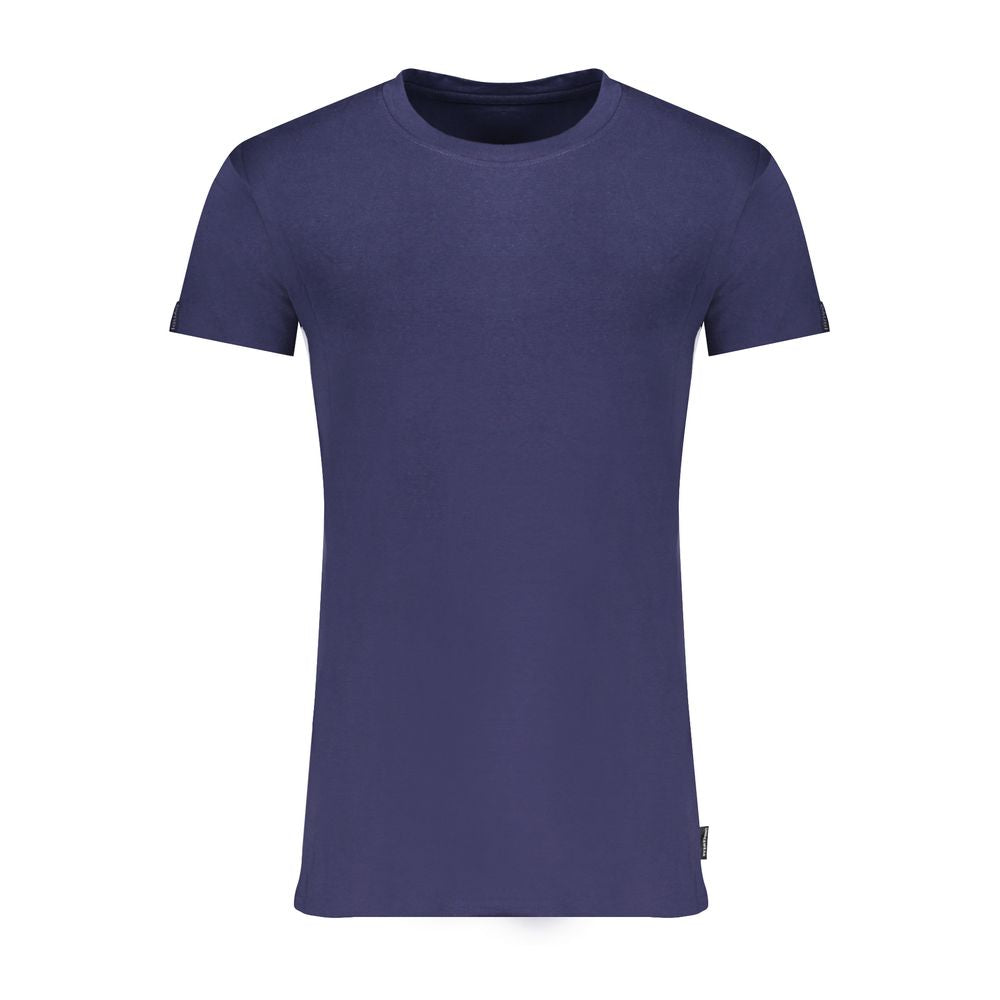 Blaues Baumwoll-T-Shirt