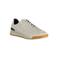 Gray Leather Men Sneaker