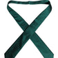 Dolce & Gabbana Green Solid Cotton Adjustable Necktie Tie