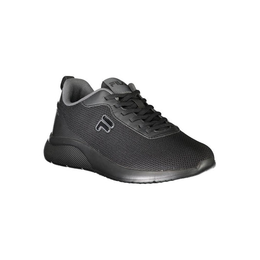 Schwarzer Polyester Herren Sneaker