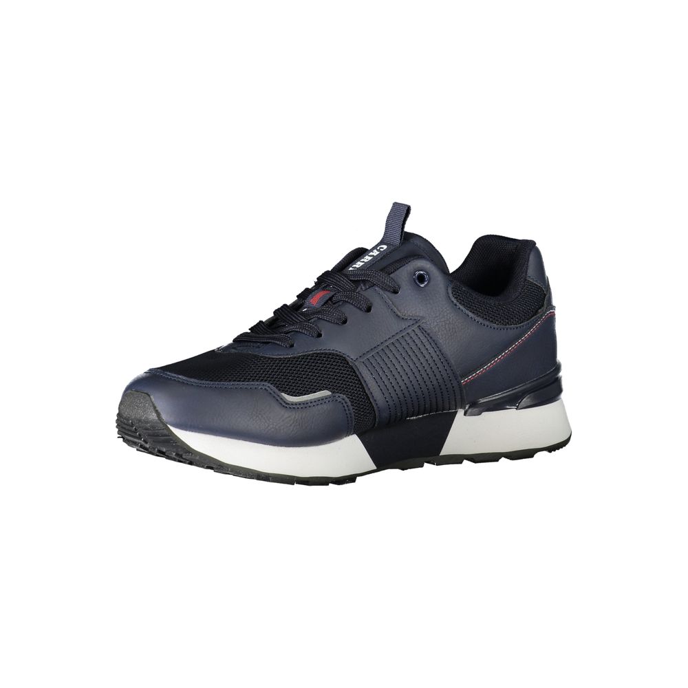 Blauer Polyester-Sneaker