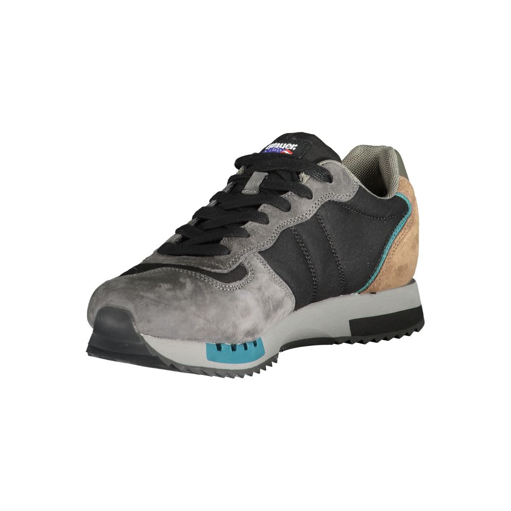 Grauer Polyester-Sneaker