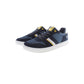 Blue Polyester Men Sneaker