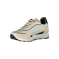 Sneaker uomo in ecopelle beige