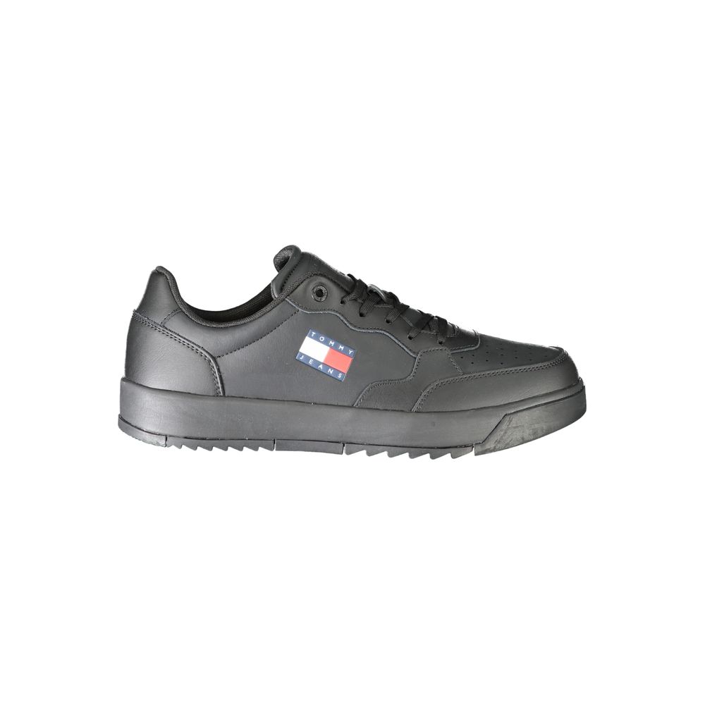 Schwarzer Polyethylen Herren Sneaker