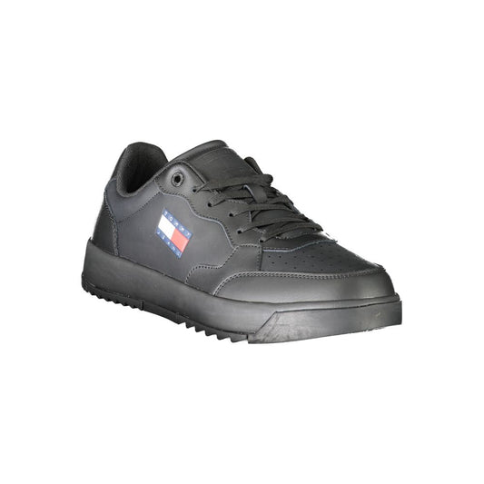 Schwarzer Polyethylen Herren Sneaker