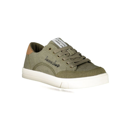 Sneaker in poliestere verde