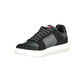 Schwarze Leder Herren Sneaker