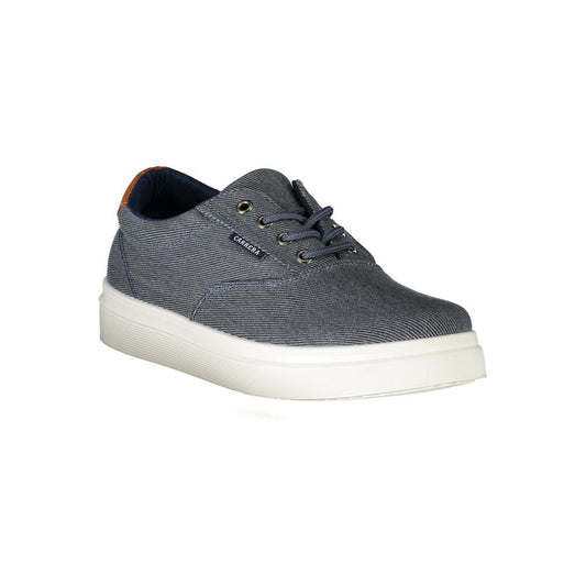 Blauer Polyester-Sneaker