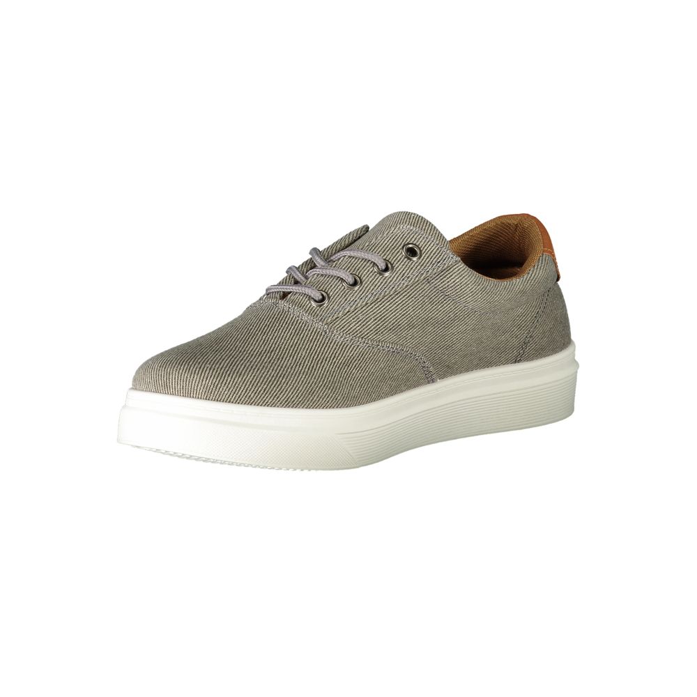 Grauer Polyester-Sneaker