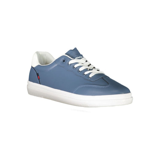 Blauer Polyester-Sneaker