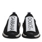 Black White Slip On Sorrento Sneakers Shoes