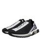 Black White Slip On Sorrento Sneakers Shoes