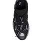 Dolce & Gabbana Black Mesh Sorrento Trekking Sneakers Shoes