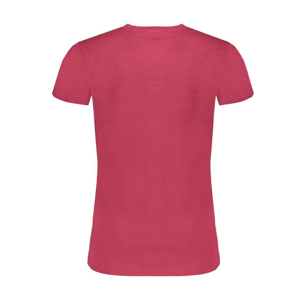 Rotes Baumwoll-T-Shirt