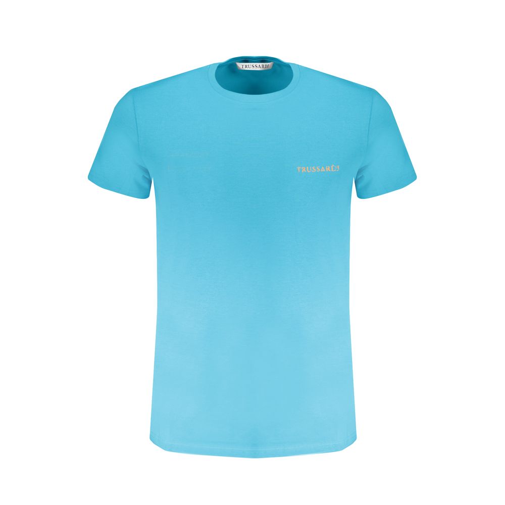 T-shirt in cotone azzurro