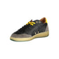 Schwarzer Polyester-Sneaker