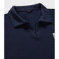 Blue Cotton Polo Shirt