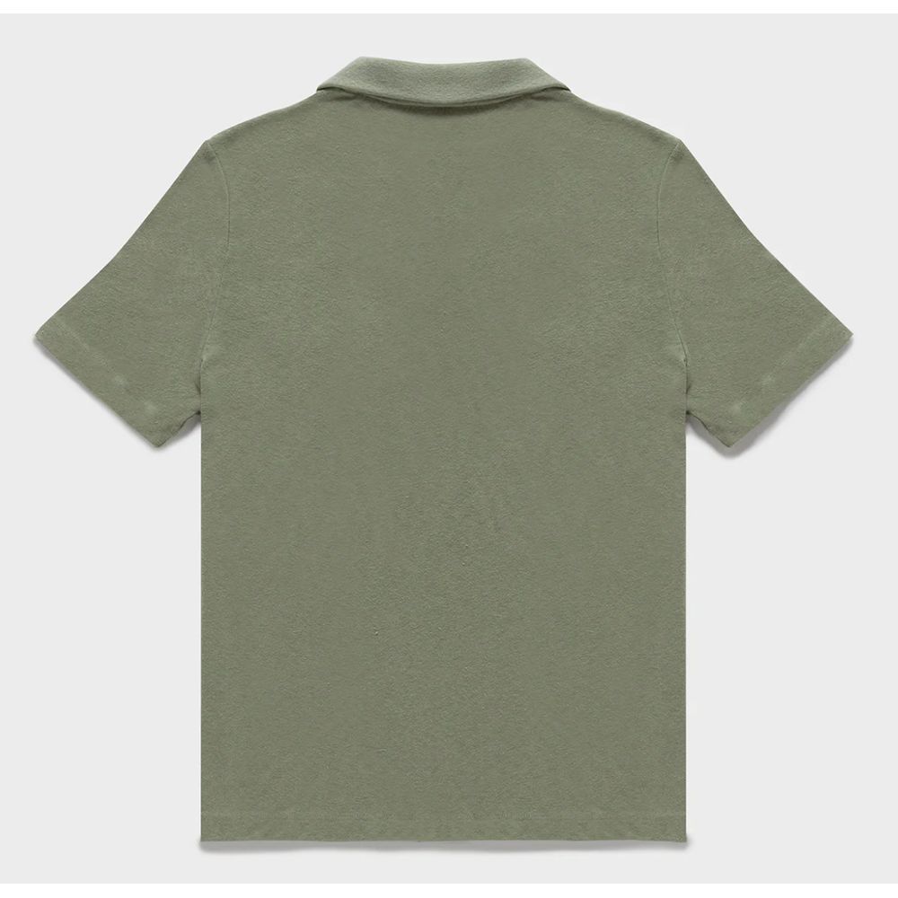Green Cotton Polo Shirt