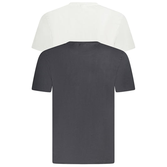 White Cotton Men T-Shirt