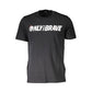 Schwarzes Herren-T-Shirt aus Baumwolle