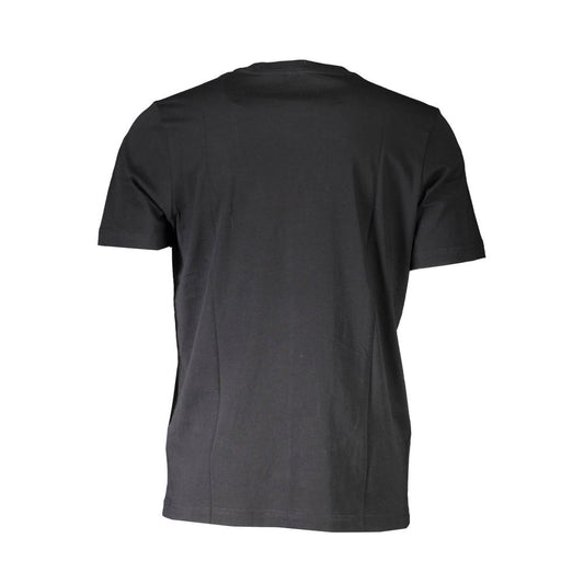 T-shirt da uomo in cotone nero