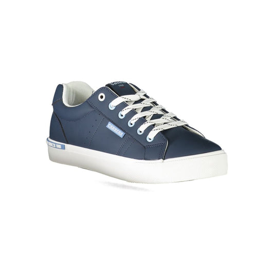 Blauer Polyester-Sneaker