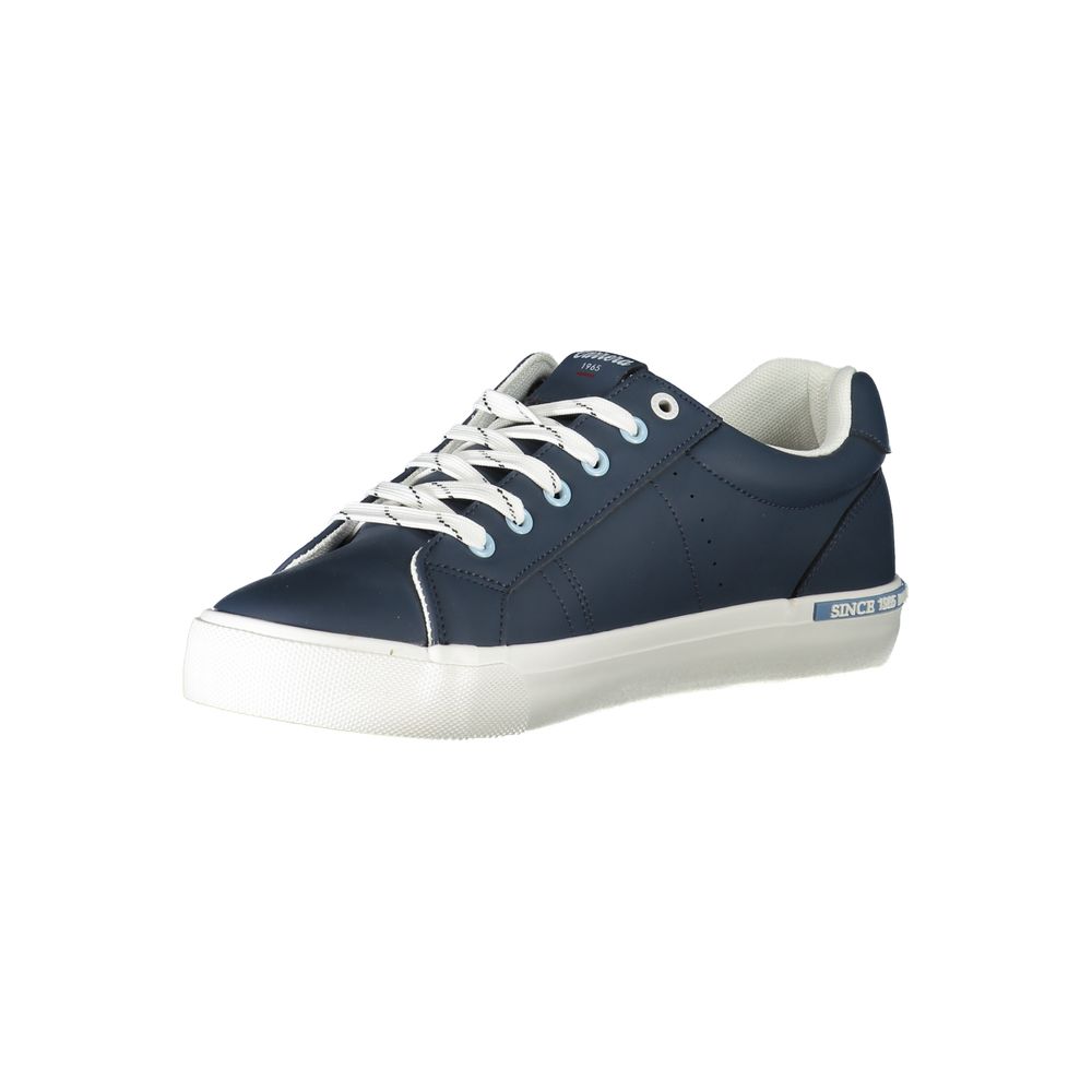 Blauer Polyester-Sneaker