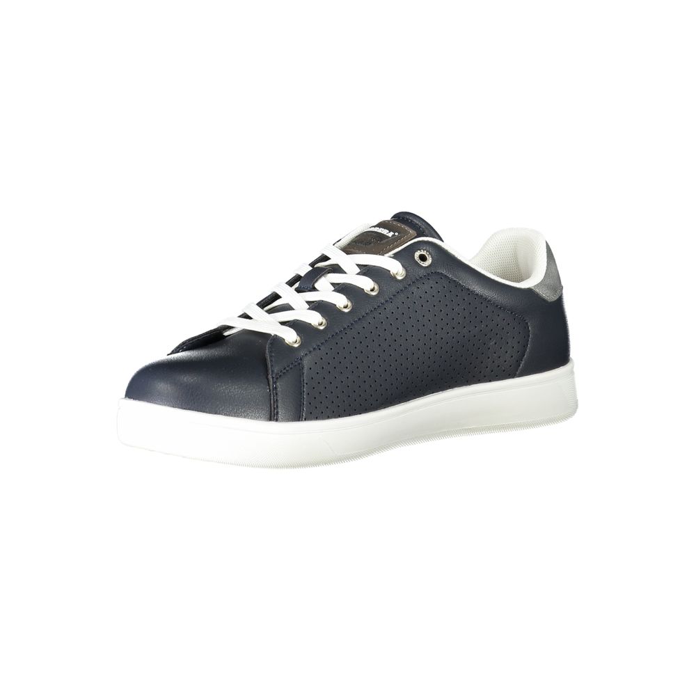 Blauer Polyester-Sneaker