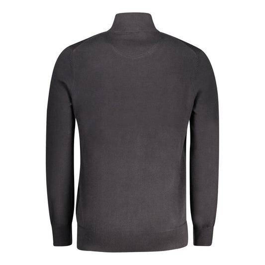 Maglione da uomo in cotone nero