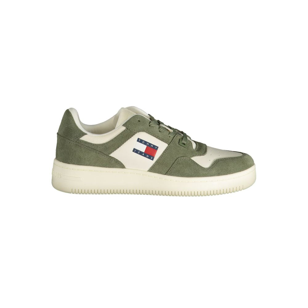 Grüner Polyester-Sneaker