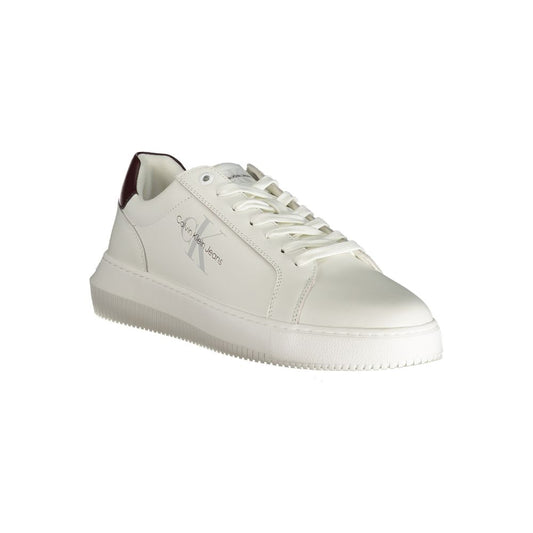 Sneaker in poliestere bianco